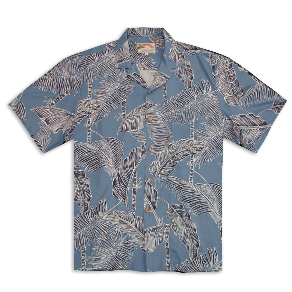 Tree Tops Blue Unique Design Hawaiian Shirt Dhc18062963