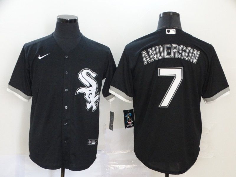 Chicago White Sox Tim Anderson #7 2020 MLB Black Jersey