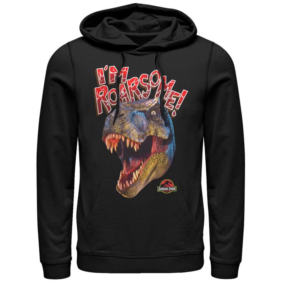 Jurassic Park Men’s I’m Roarsome T.Rex  Lightweight Hoodie