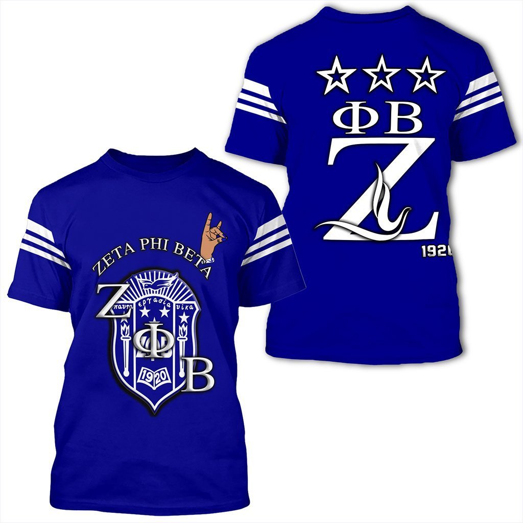 Sorority Tshirt – Zeta Phi Beta Zpb Style Tshirt