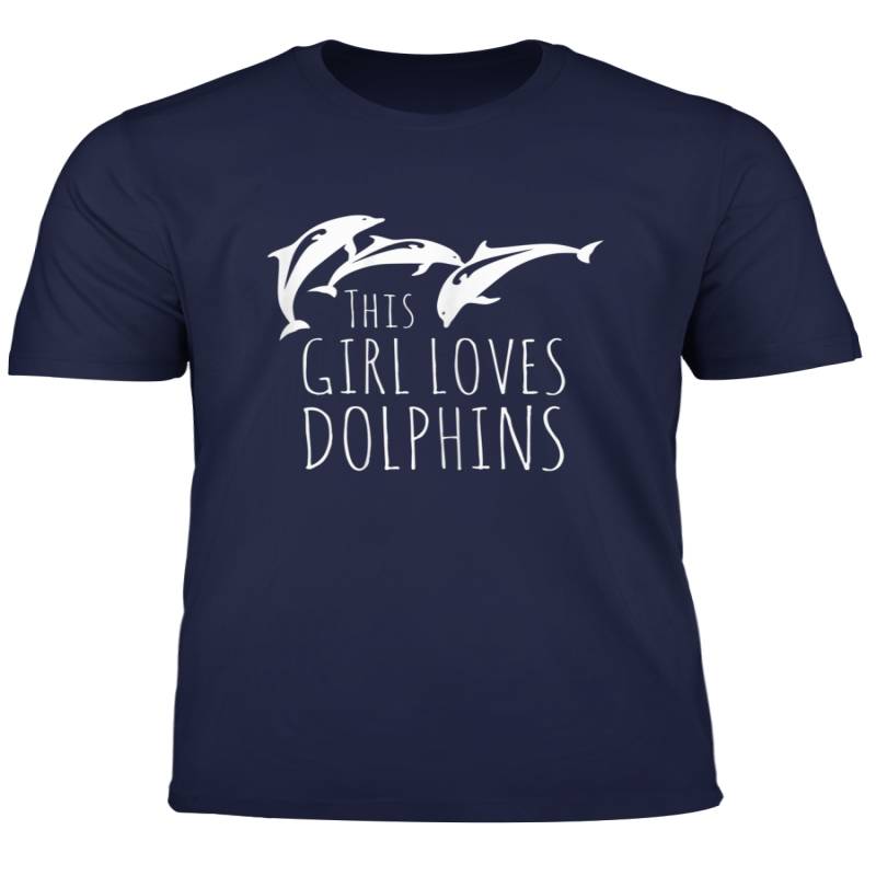 Madchen Dolphin Shirt Cool Geschenk Ich Liebe Delfine Tee