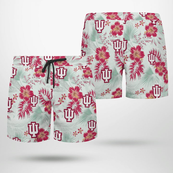 Indiana Hoosiers Hawaii Shorts Summer Men Ha3915