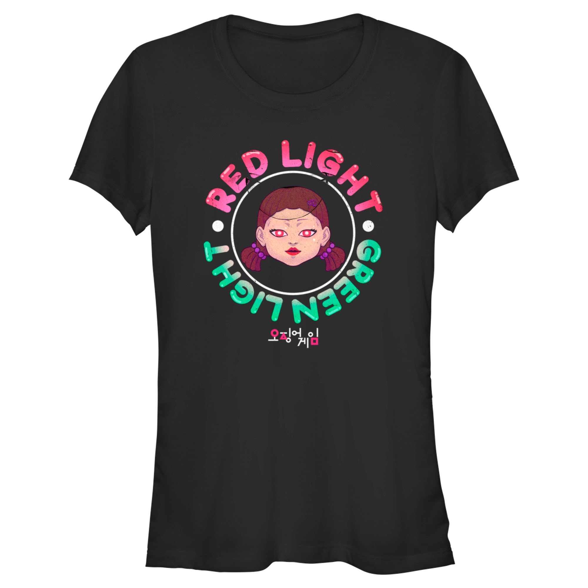 Squid Game Junior’S Red Light Green Light Doll  T-Shirt