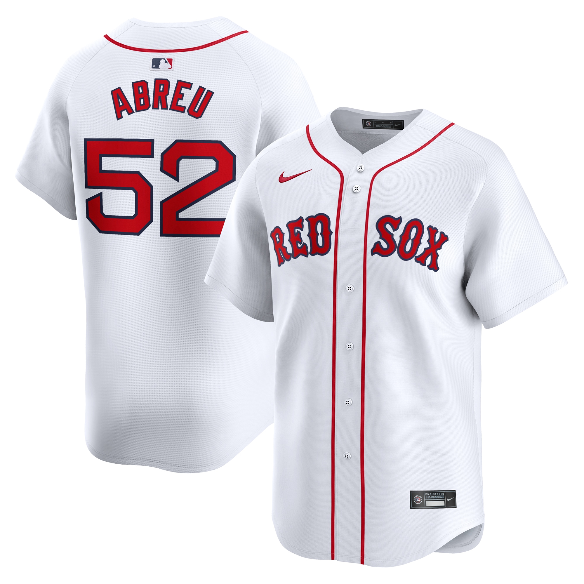 Wilyer Abreu Boston Red Sox Home Limited Player Jersey – White