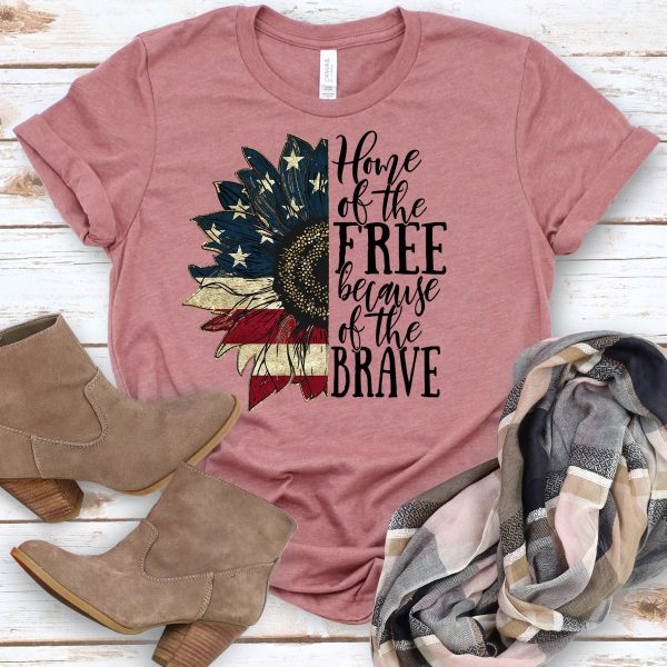 Because Of The Brave Tee