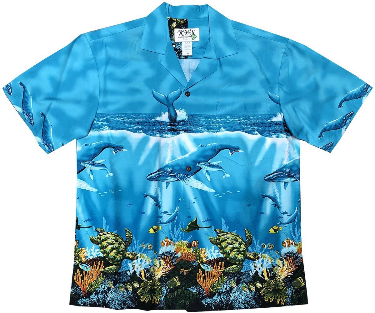 I Speak Whale Blue Hawaiian Shirt