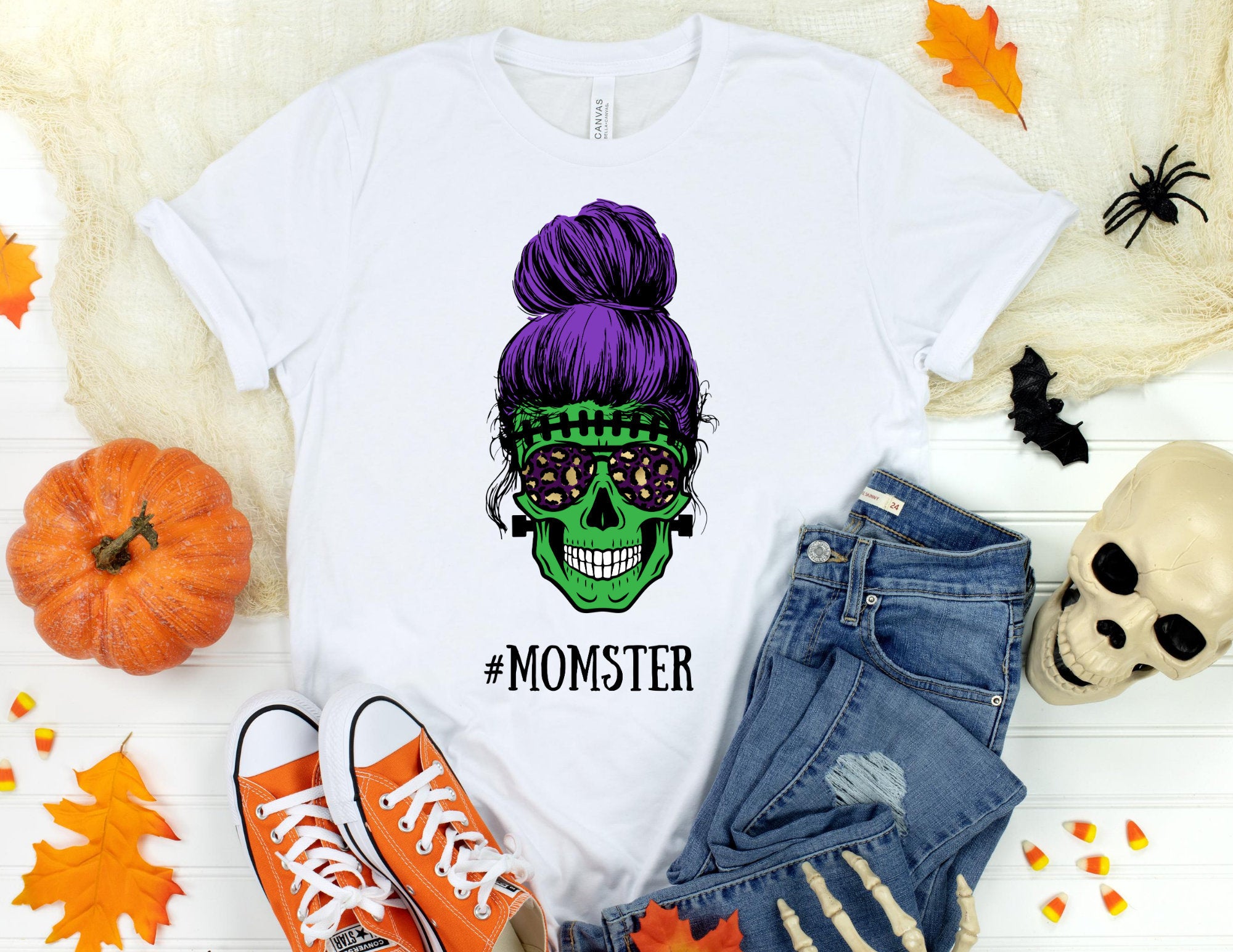 Momster Shirt, Mom Halloween Shirt, Happy Halloween Shirt, Halloween Shirt, Halloween Tee, Happy Halloween T-Shirt, Spooky Shirts T-Shirt Hoodie All Color Size S-5Xl