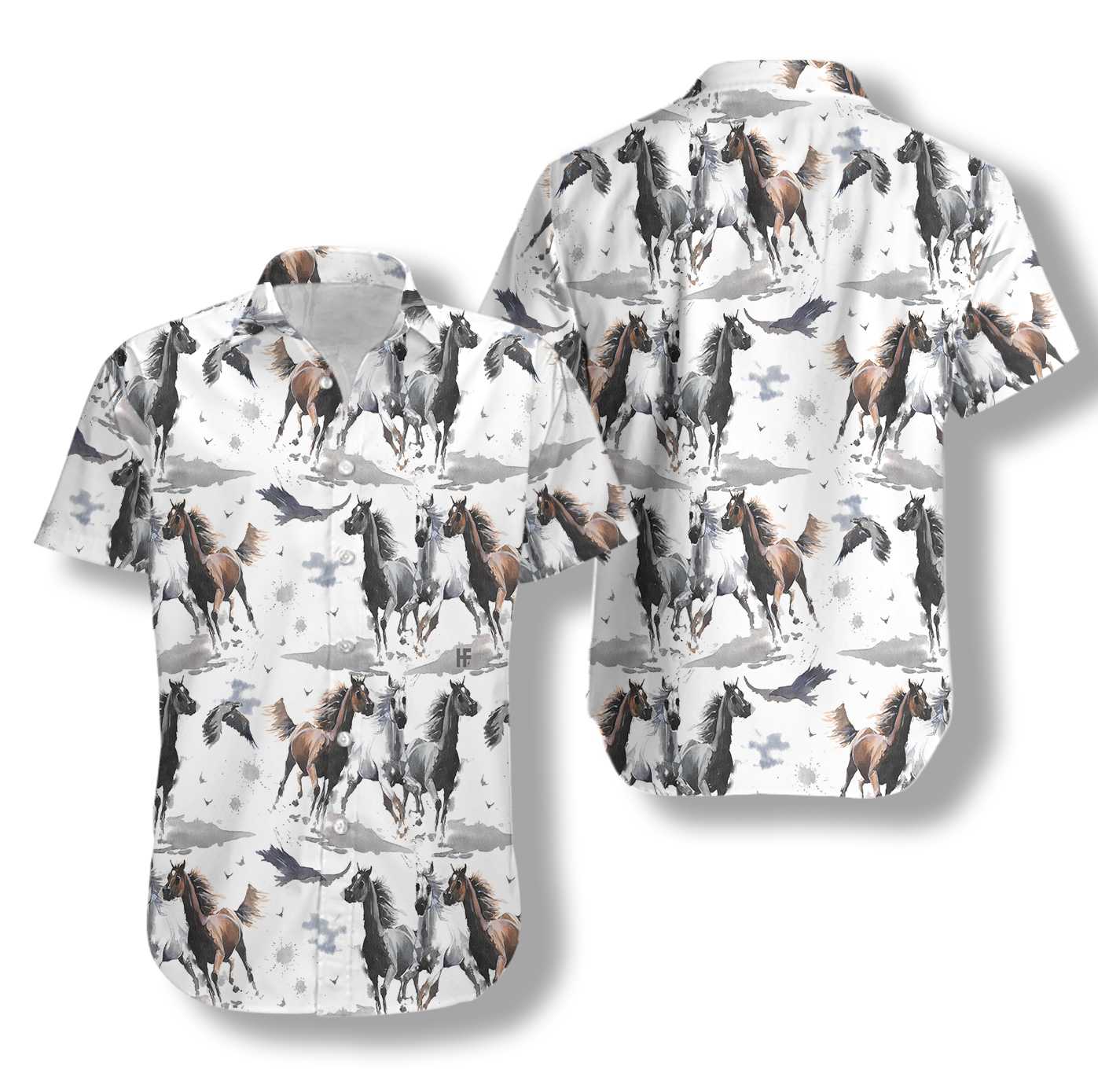 Racing Horses Hawaii Shirt Ha1057