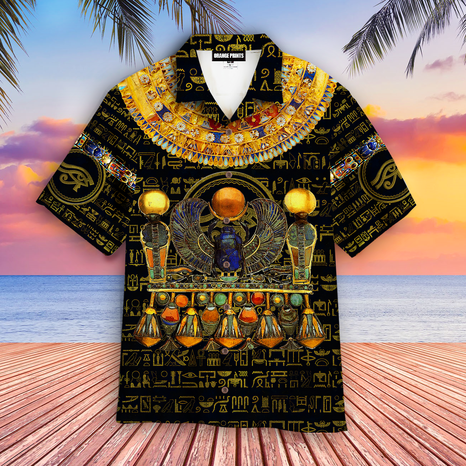 Egyptian Gods Ancient Khepri Aloha Hawaii Shirts For Men And Women Ha18939