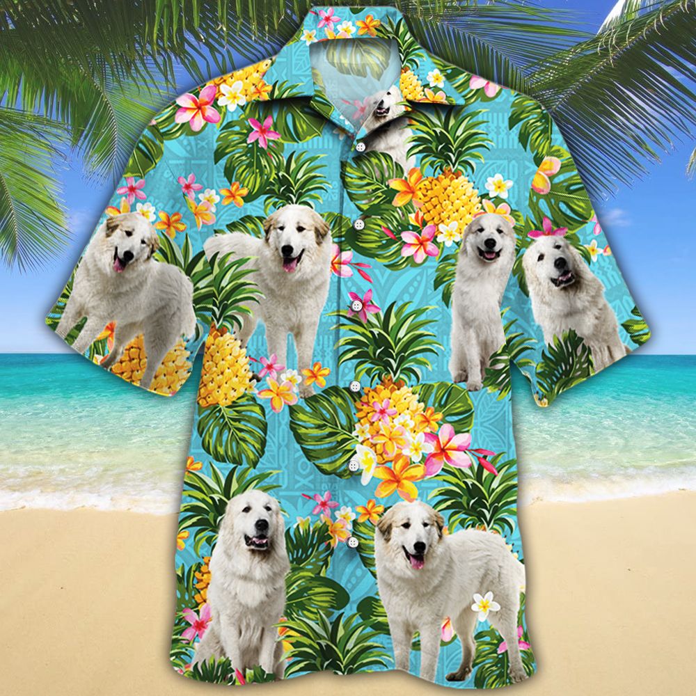 Great Pyrenees Dog Lovers Pineapple Hawaii Shirt Ha64753