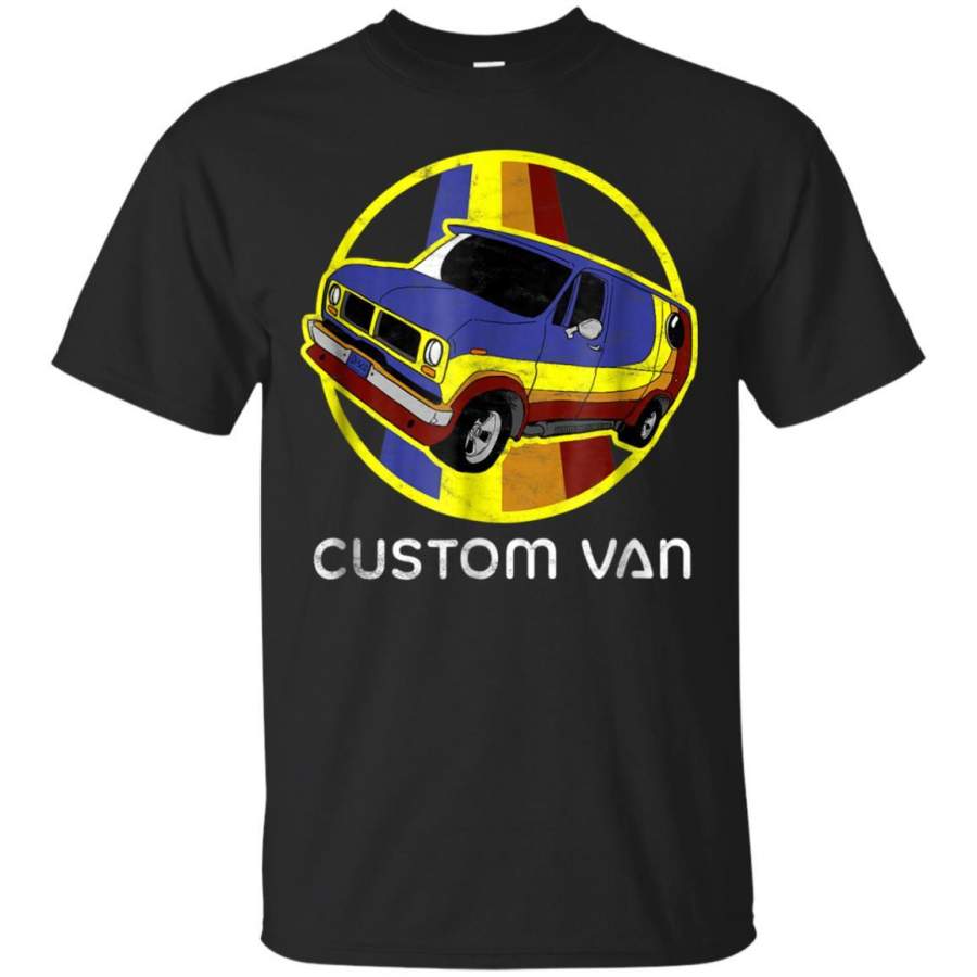 Vintage Custom Van T-Shirt Funky Custom Van Tee