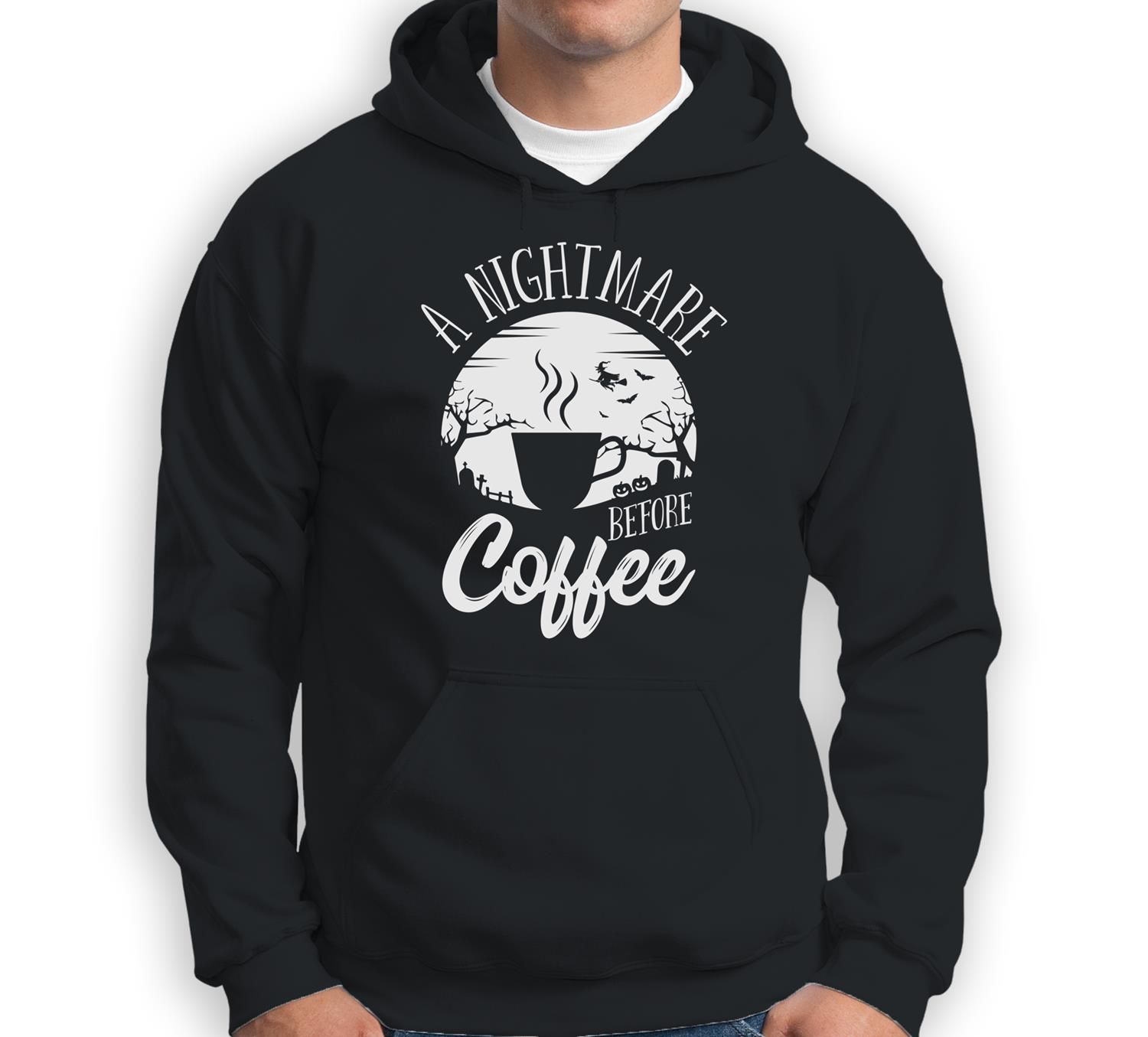 A Nightmare Before Coffee Caffeine Addict Halloween Costume Sweatshirt & Hoodie