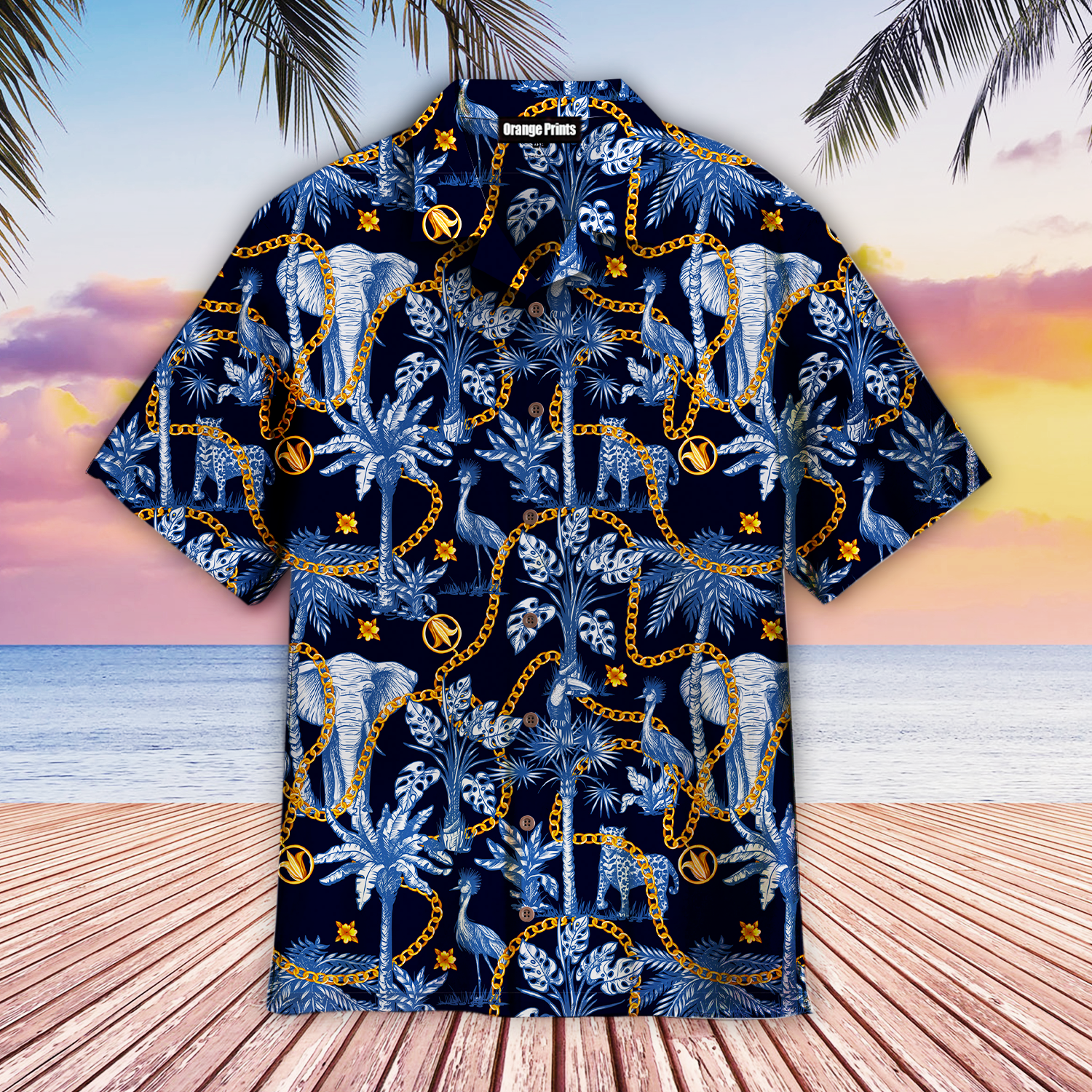 Tropical Trees Jungle Pattern Aloha Hawaii Shirts For Men Women Ha66578