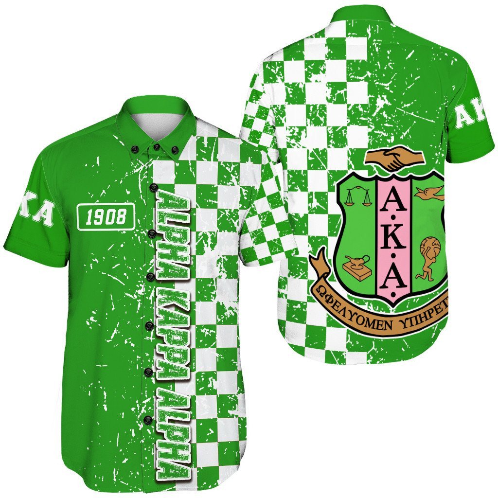 Wonder Print Shirt – Alpha Kappa Alpha Caro Style Short Sleeve Shirt