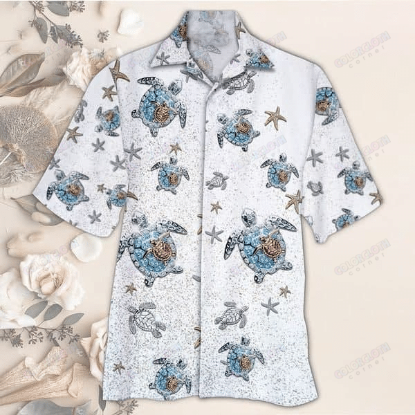 Turtle White Sand Hawaii Shirt Ha103117