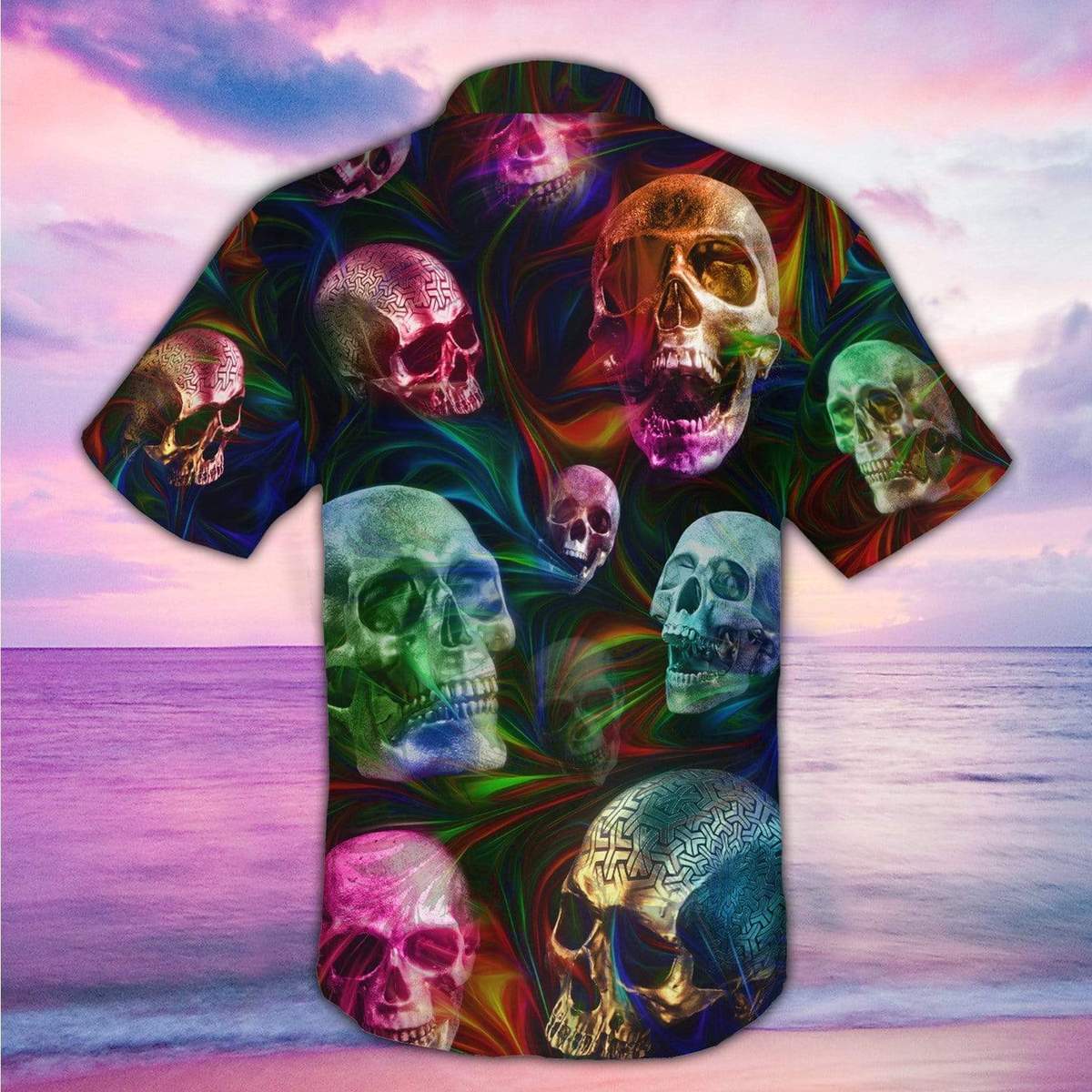 Hawaii Aloha Shirts Skull Fantasy Hawaii Shirt For Hawaii Ha23814