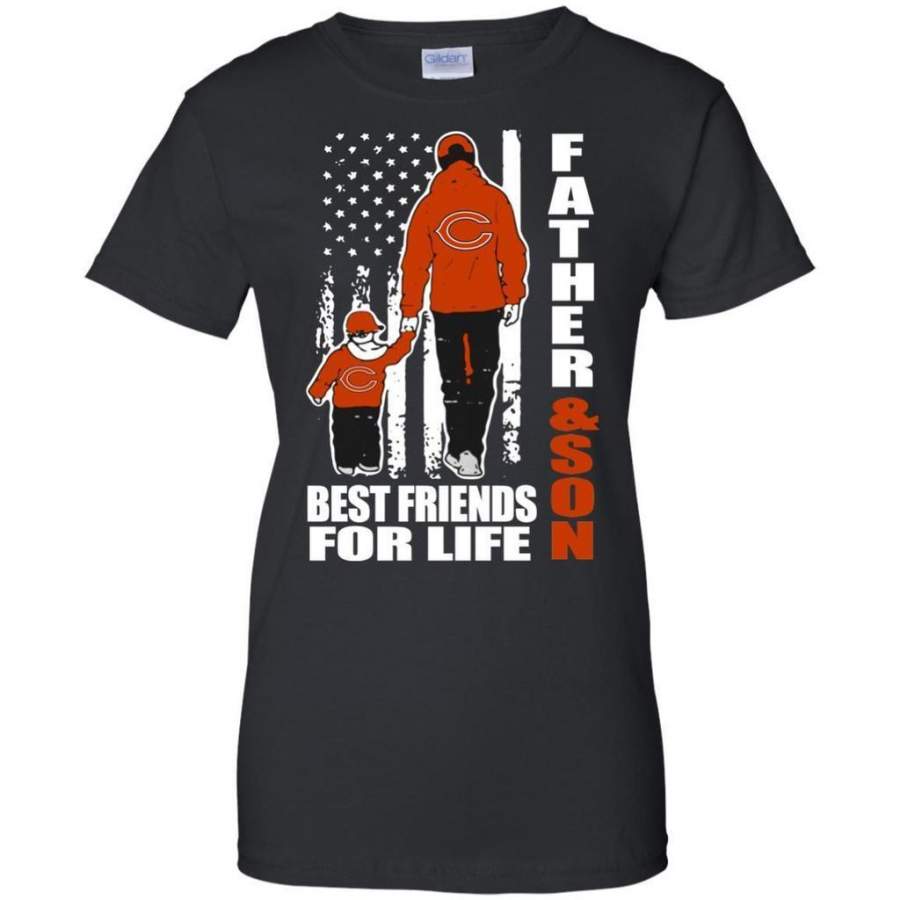 Trending tees Father And Son Best Friends For Life Chicago Bears Shirt