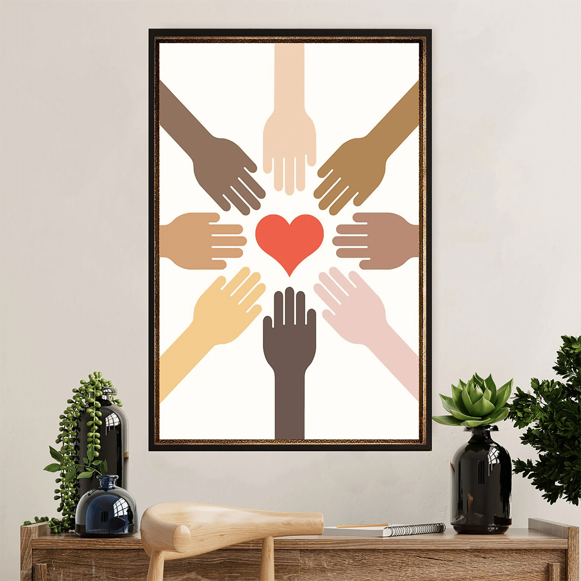 United World Poster Canvas – Gift For Black Girl Evg84608