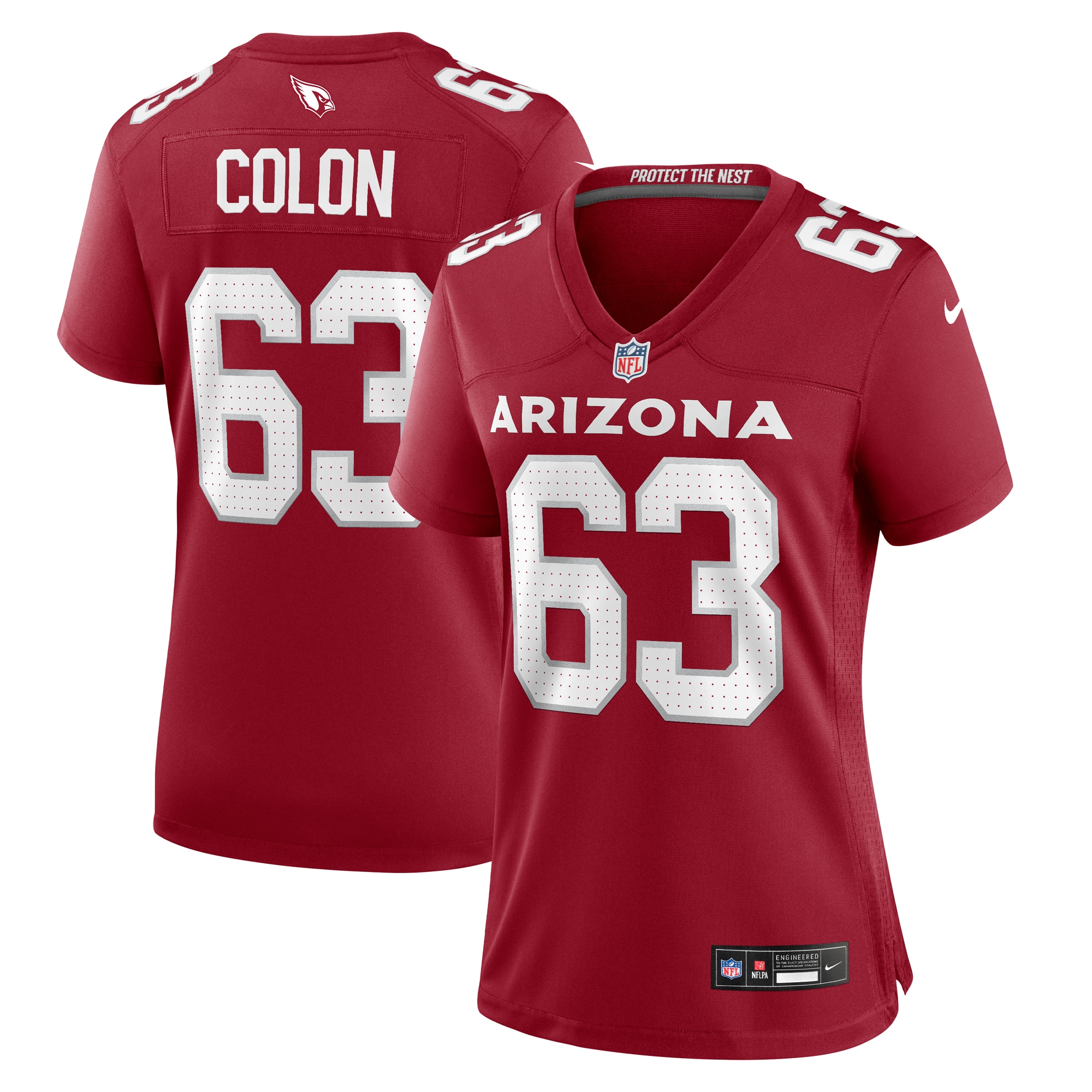 Women’s Arizona Cardinals Trystan Colon  Cardinal Team Game Jersey