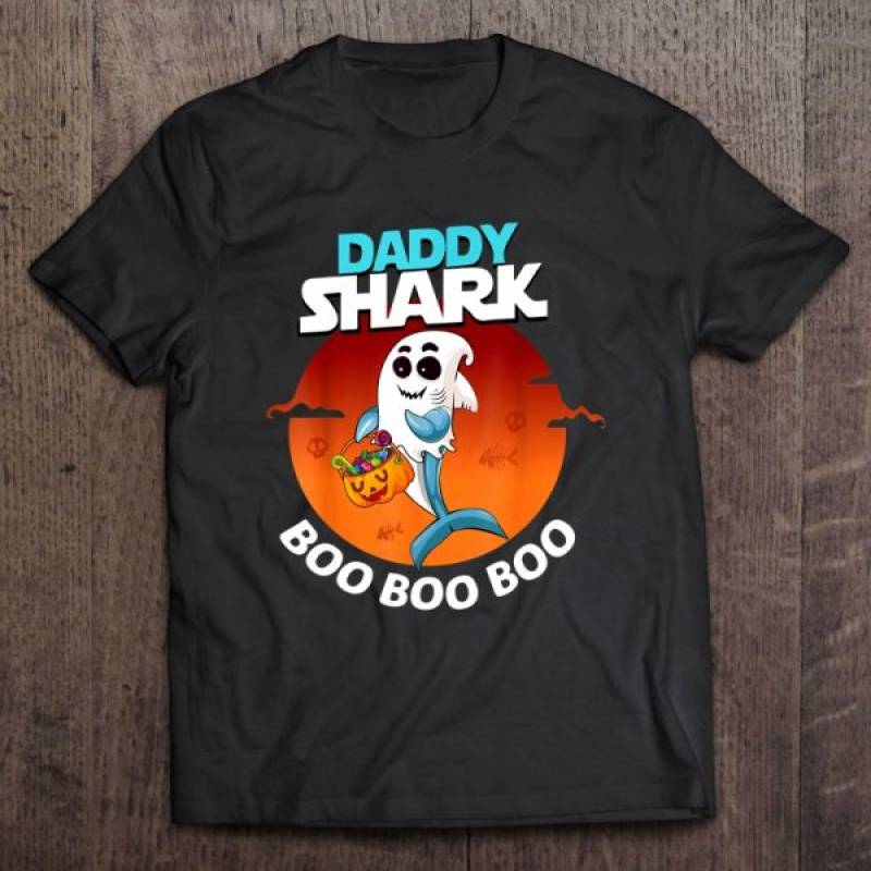 Daddy shark boo boo boo halloween shirt