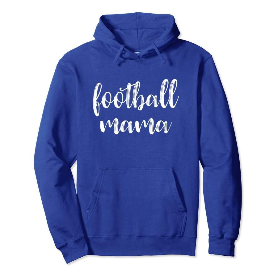Football Mama Cute Hoodie for Sports Mom in Team Colors