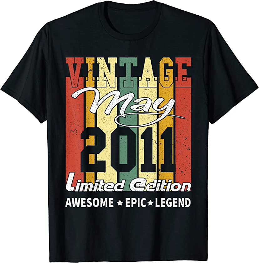 Vintage Limited Edition Birthday Decoration May 2011 T-Shirt