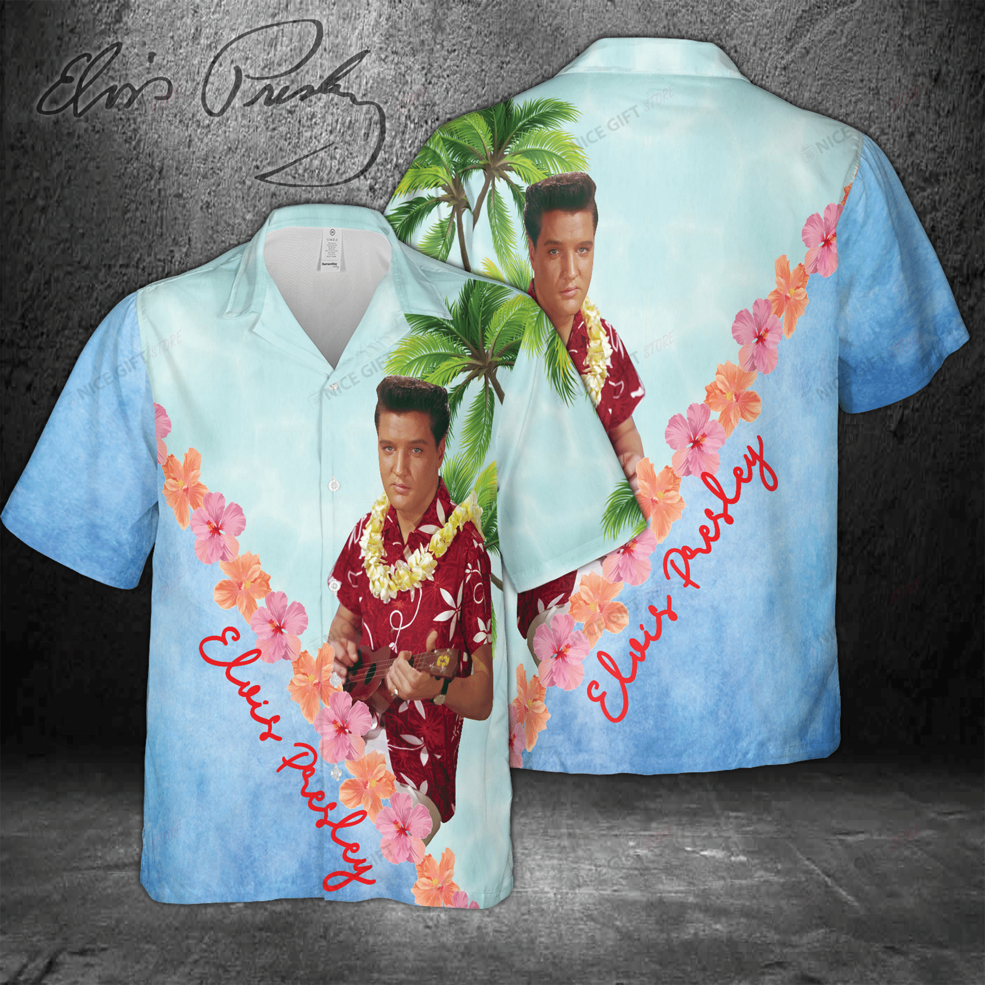 Elvis Presley Hawaiian 3D Shirt 3Hs-P8B2