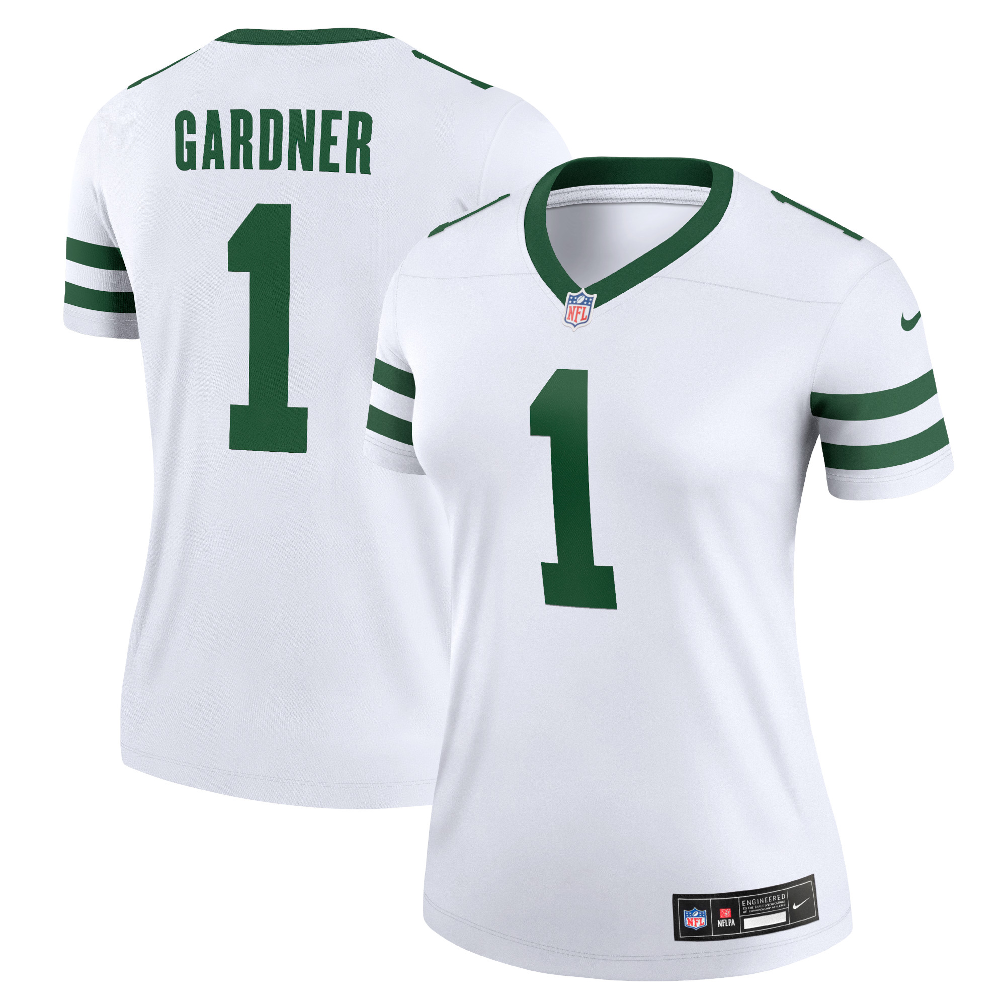 Sauce Gardner New York Jets Women's Alternate Legend Jersey – White