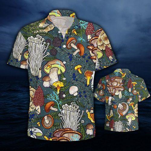 Mushroom Tropical Hawaii Shirt For Men Women Ha22332