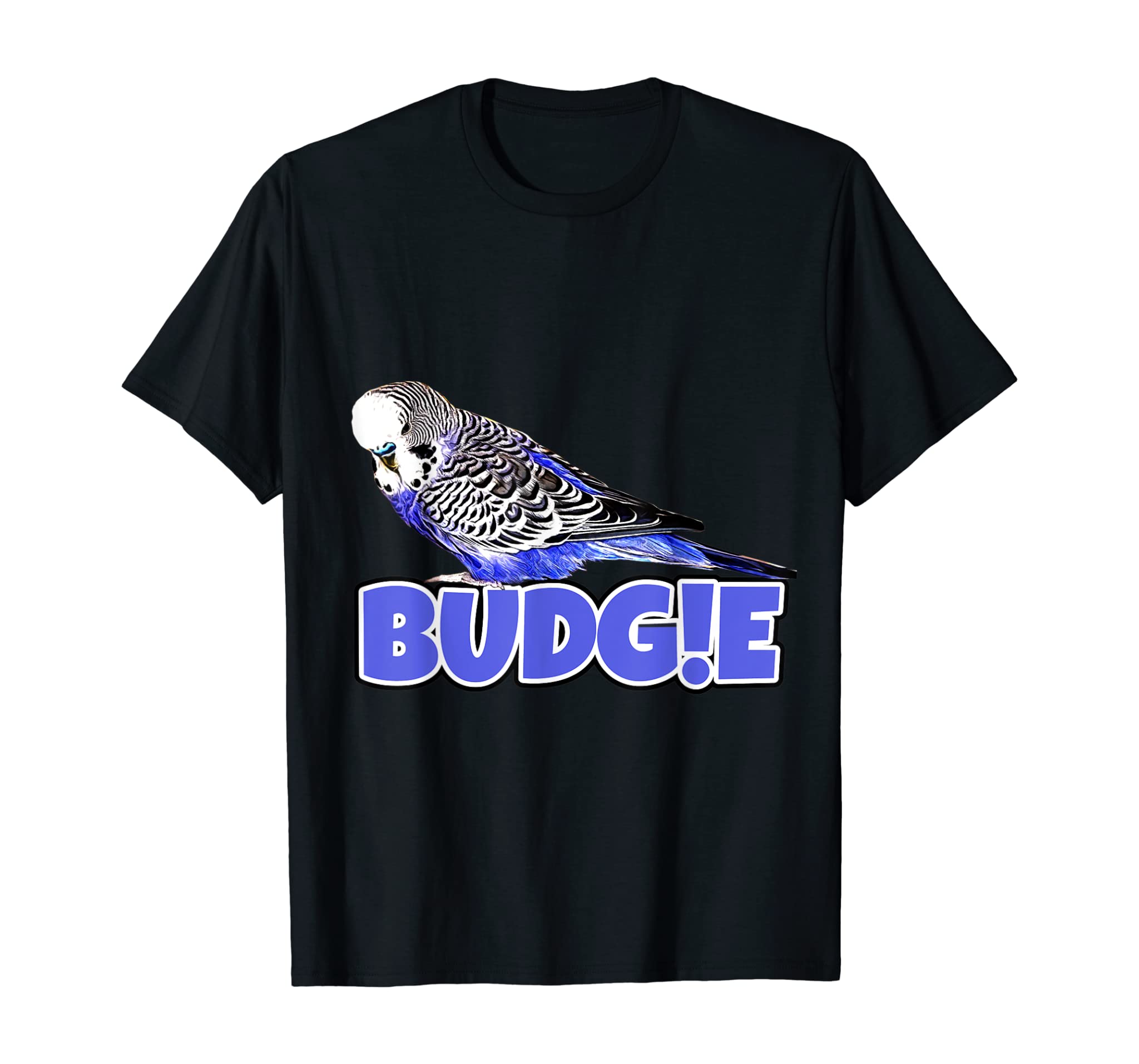 BUDGIE T-SHIRT BIRD ANIMAL PARAKEET TEES FOR MEN WOMEN KIDS