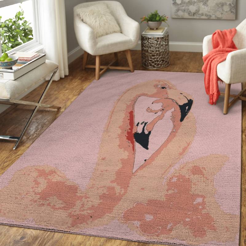 Think Pink – Animals Area Rug Carpet