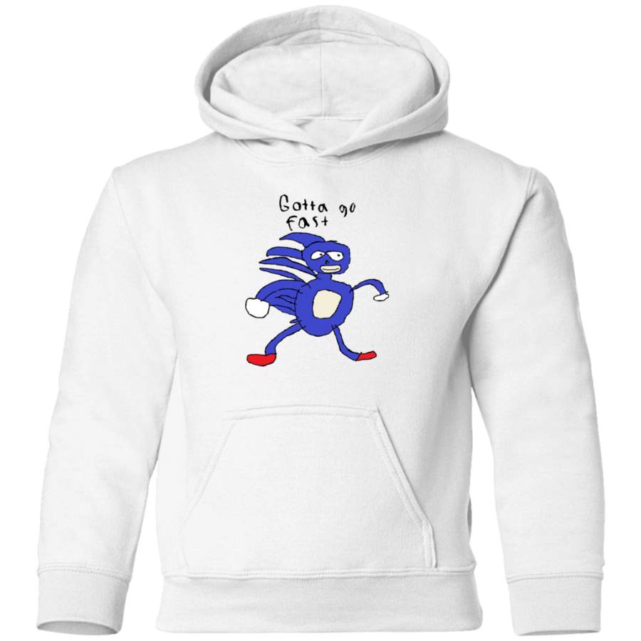 AGR Sanic Hegehog Gotta Go Fast Toddler Pullover Hoodie