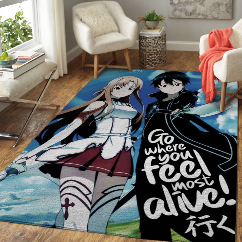 Anime Sword Art Online SAO Anime Madness Area Rug – Carpet