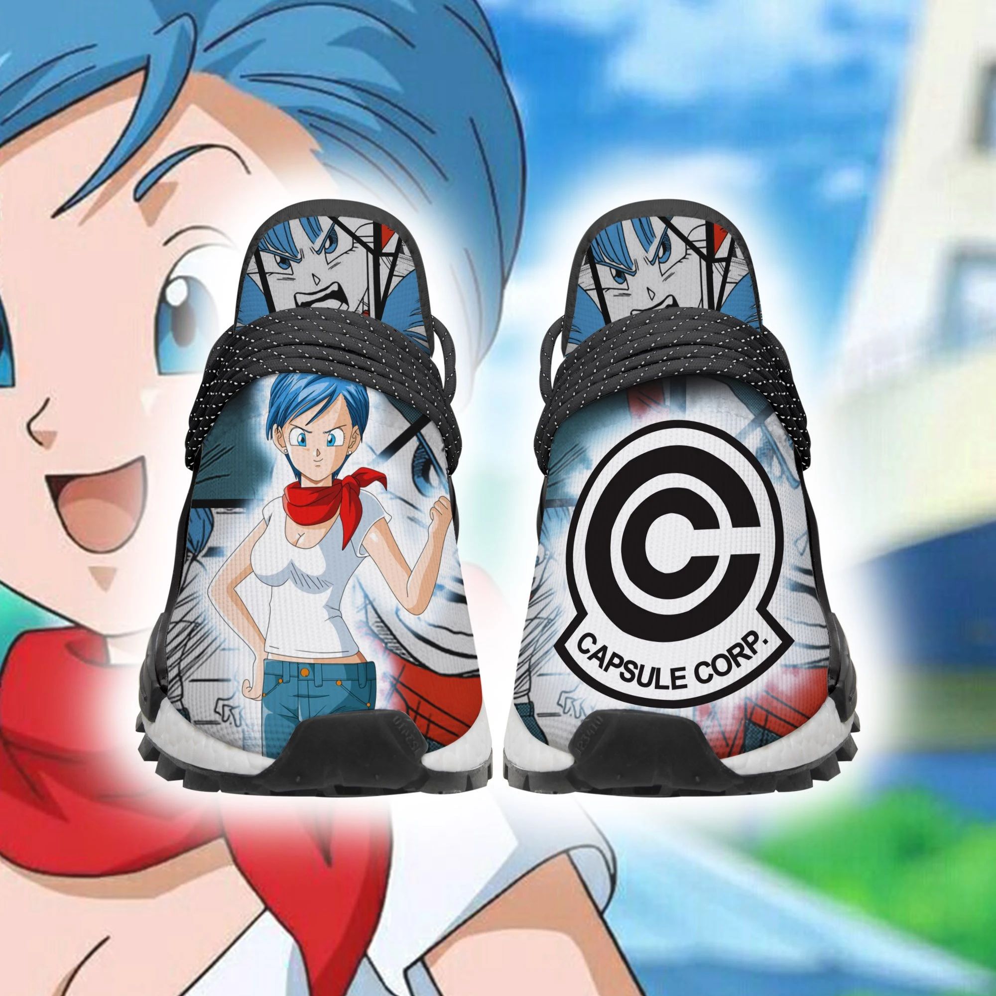 Bulma Shoes Capsule Symbol Dragon Ball Z Anime Sneakers Unisex Men Women