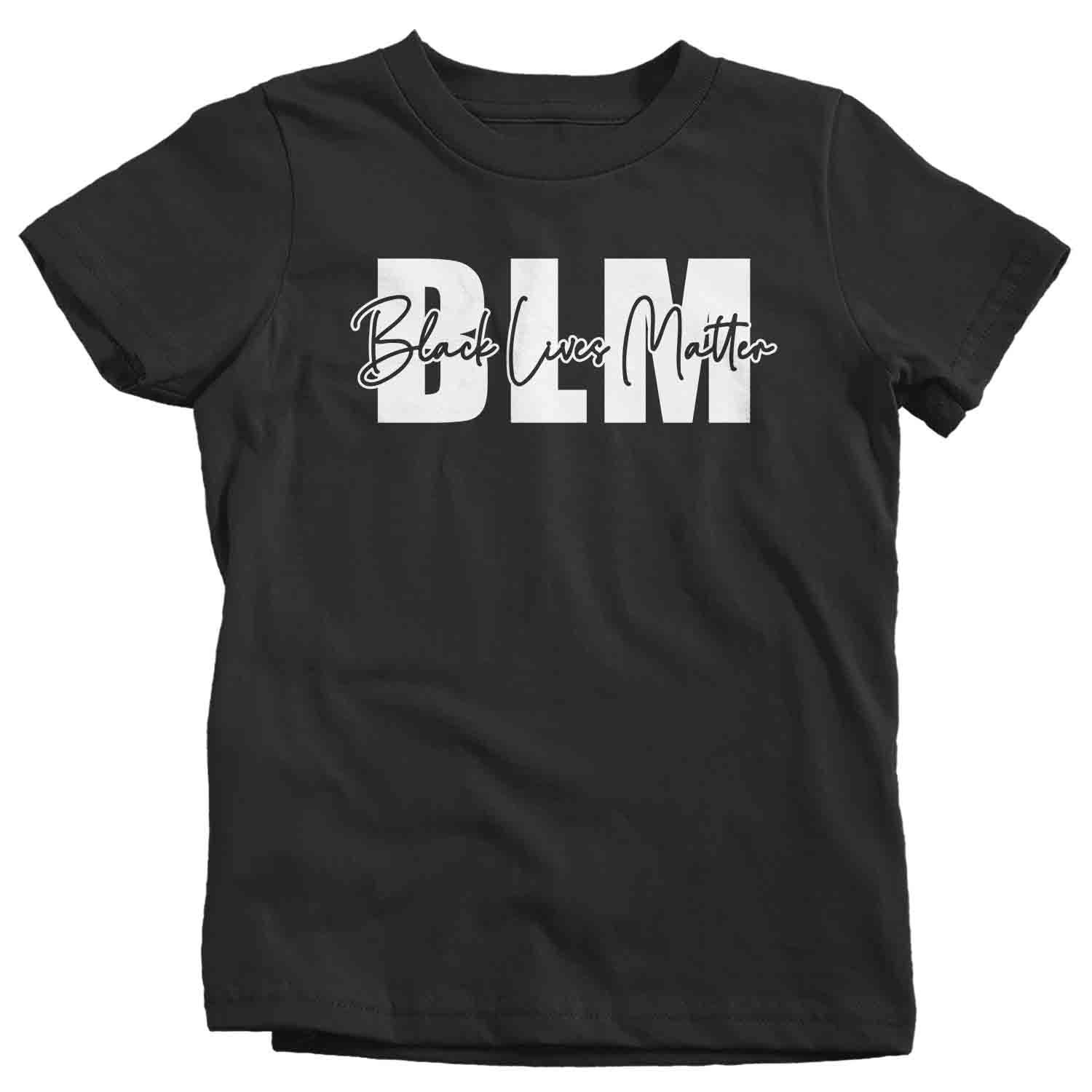 Kids Blm Shirt Black Lives Matter T Shirt Awareness Shirt Human Rights Blm Tshirt Equality Equal Rights Boy’S Girl’S