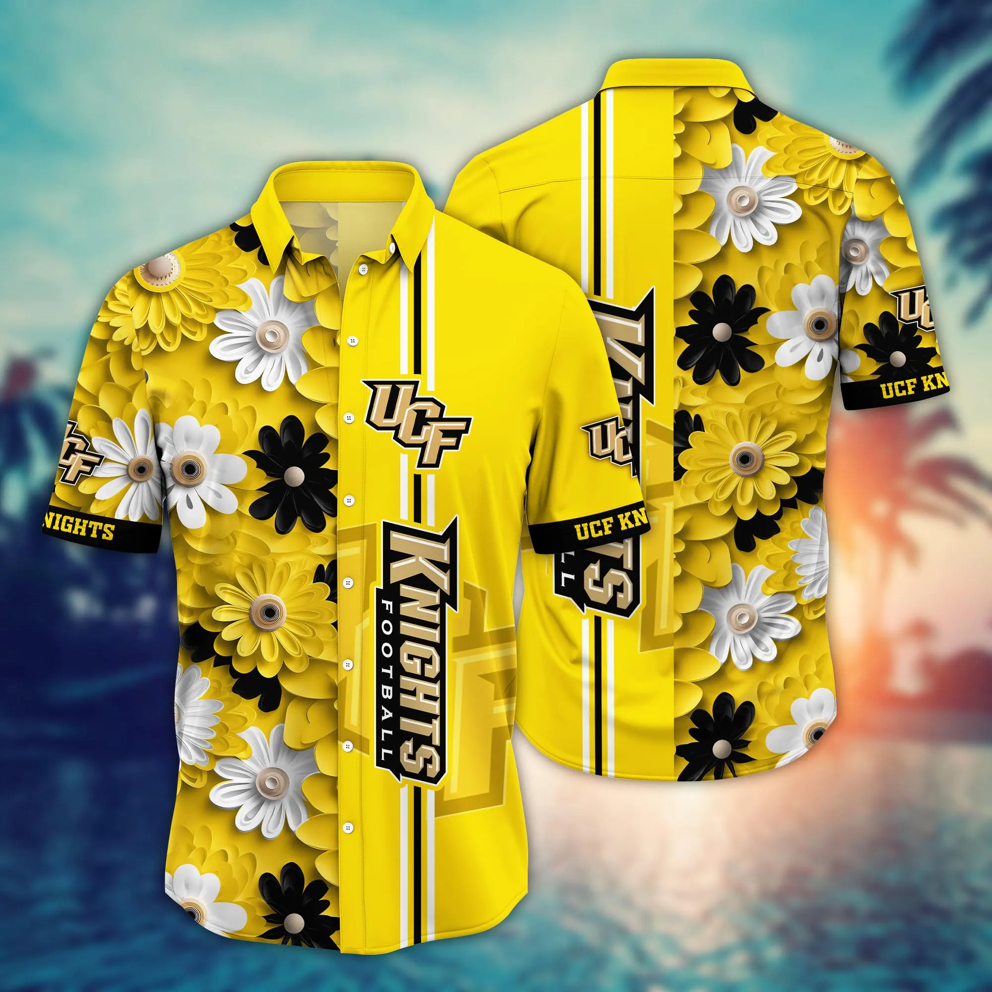 Ucf Knights NCCA Hawaiian Shirt Sunshine Aloha Shirt