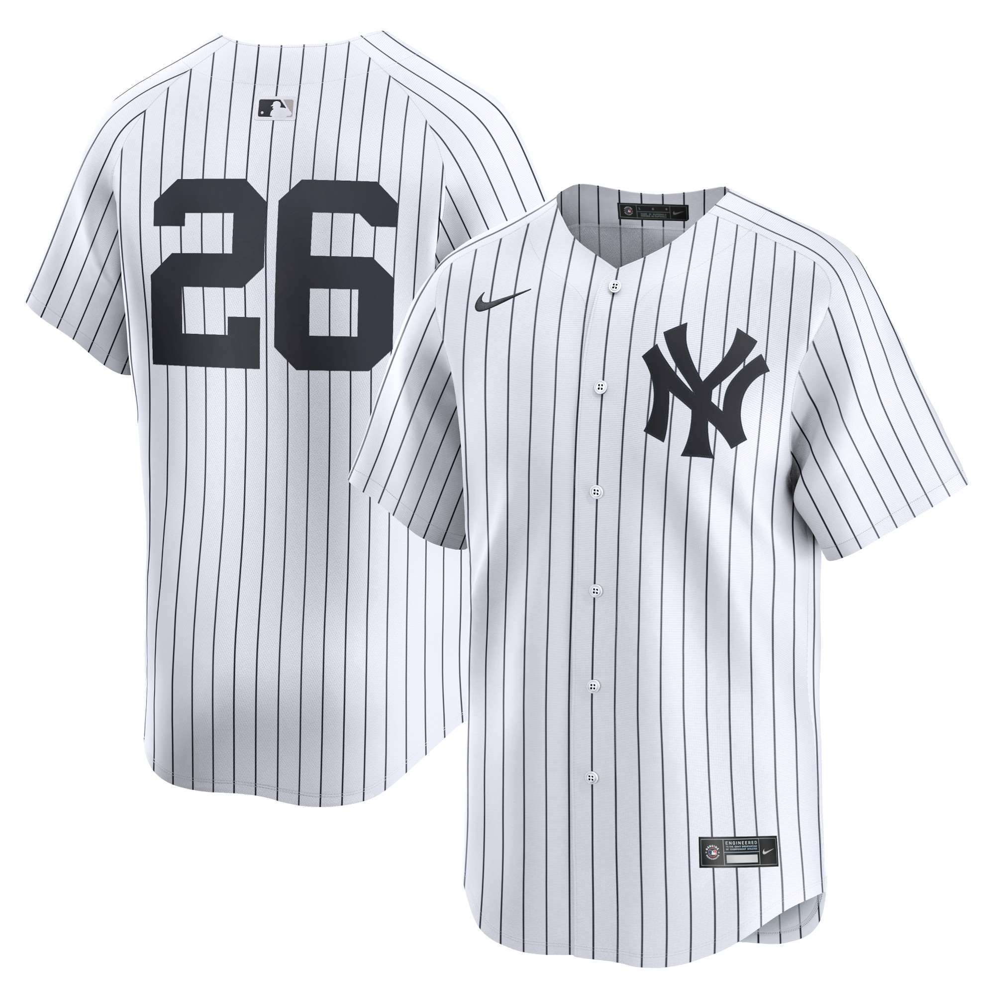 DJ LeMahieu New York Yankees Home Limited Player Jersey – White