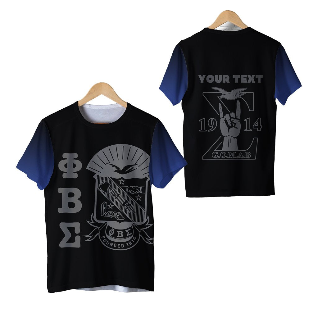 (Custom Personalised) Phi Beta Sigma T Shirt Modern Style Lt16