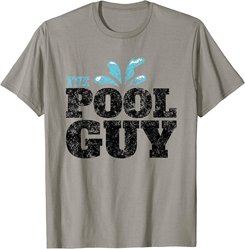 Vintage The Pool Guy Funny Swimming T-Shirt For Him