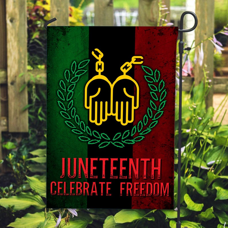 African American History Month Flag, Juneteenth African Flag, Juneteenth Independence, Black Freedom Flag, garden flag