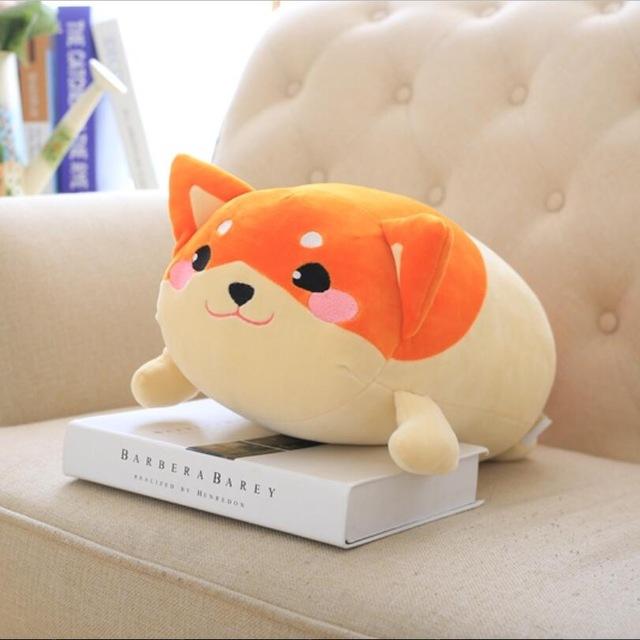 50Cm Tuffedlying Corgi Plush Doll Soft Pillow Cushion