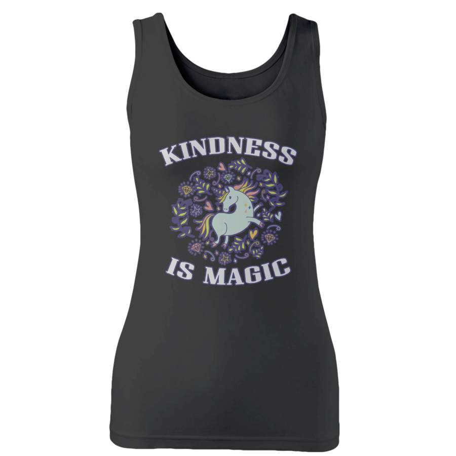 Unicorn Kindness Is Magic Woman’s Tank Top