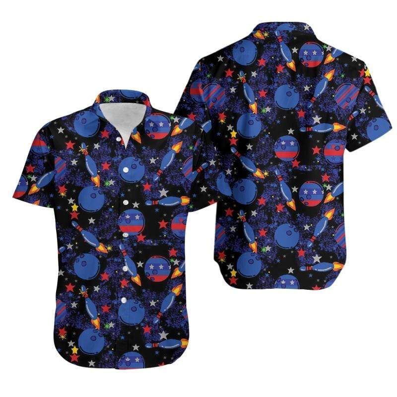 Rocket Bowling Aloha Hawaii Shirts For Men Women Ha12644