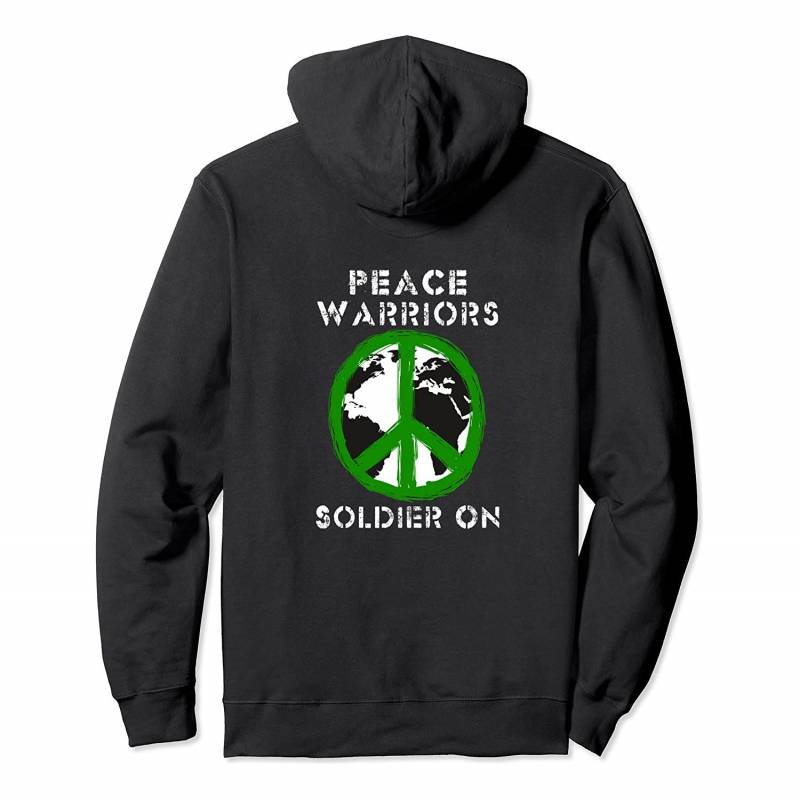 Peace Warrior, Soldier On World Peace on Earth Pullover Hoodie, T-Shirt, Sweatshirt