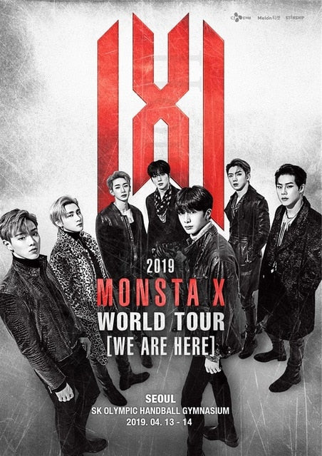 Monsta X Kpop Posters High Definition Home Decoration Glossy Paper Prints