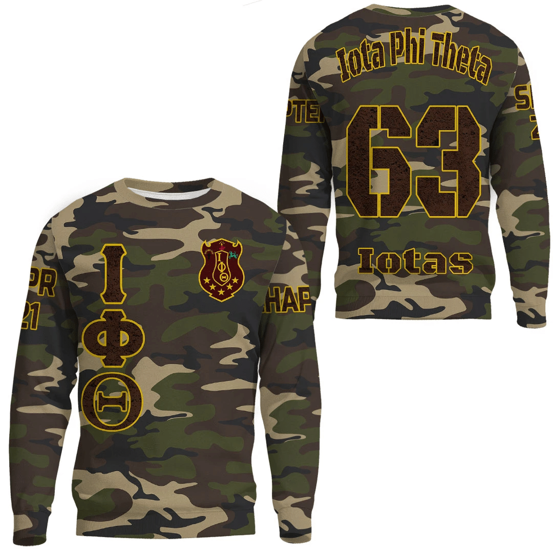 (Custom) Africa Zone Sweatshirt – Iota Phi Theta Camouflage Sweatshirts A31