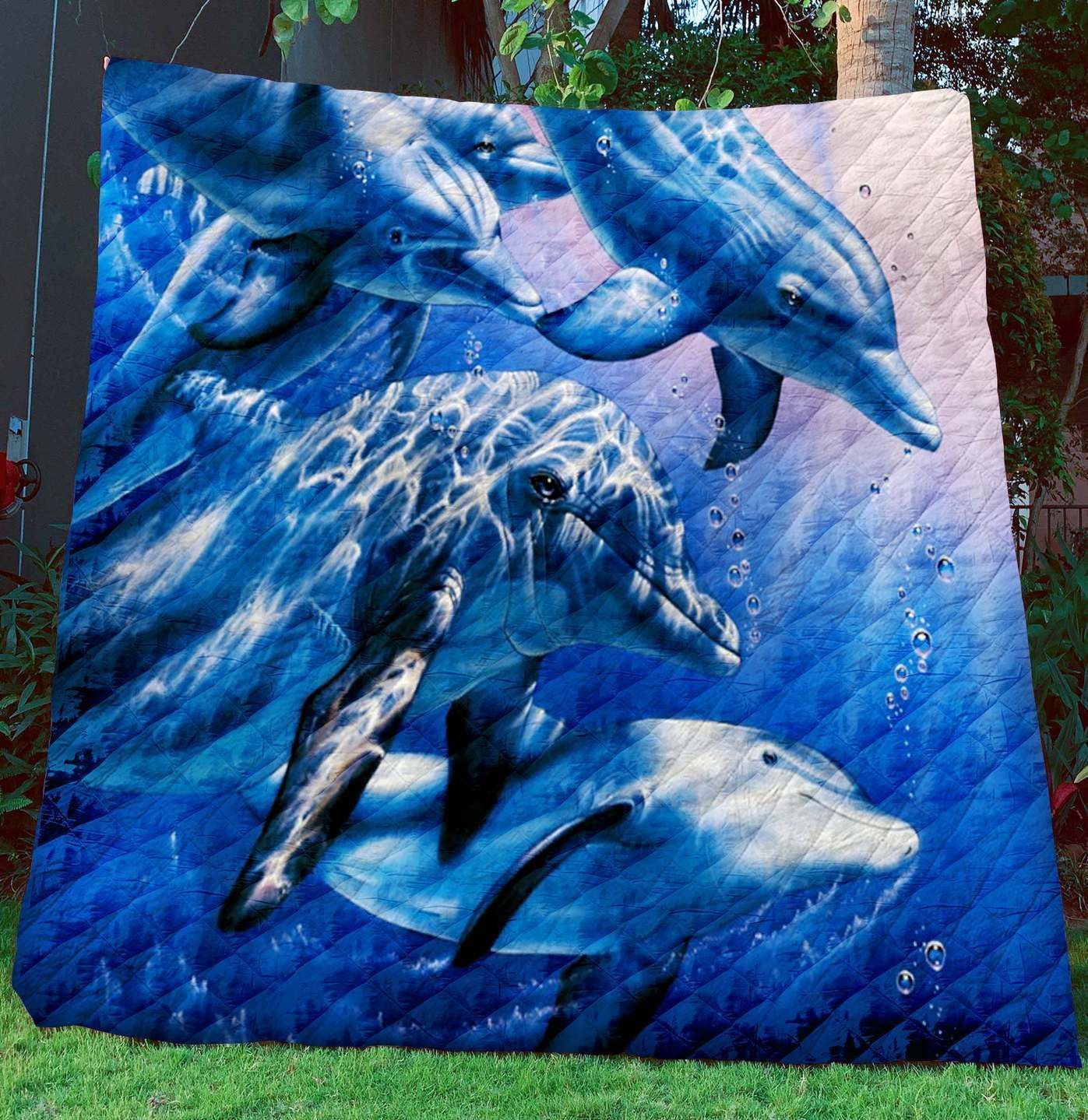 Dolphin Quilt Blanket BBB041155PH