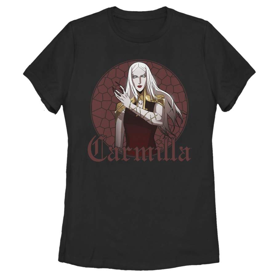 Castlevania Women’s Carmilla Glass Frame  T Shirt