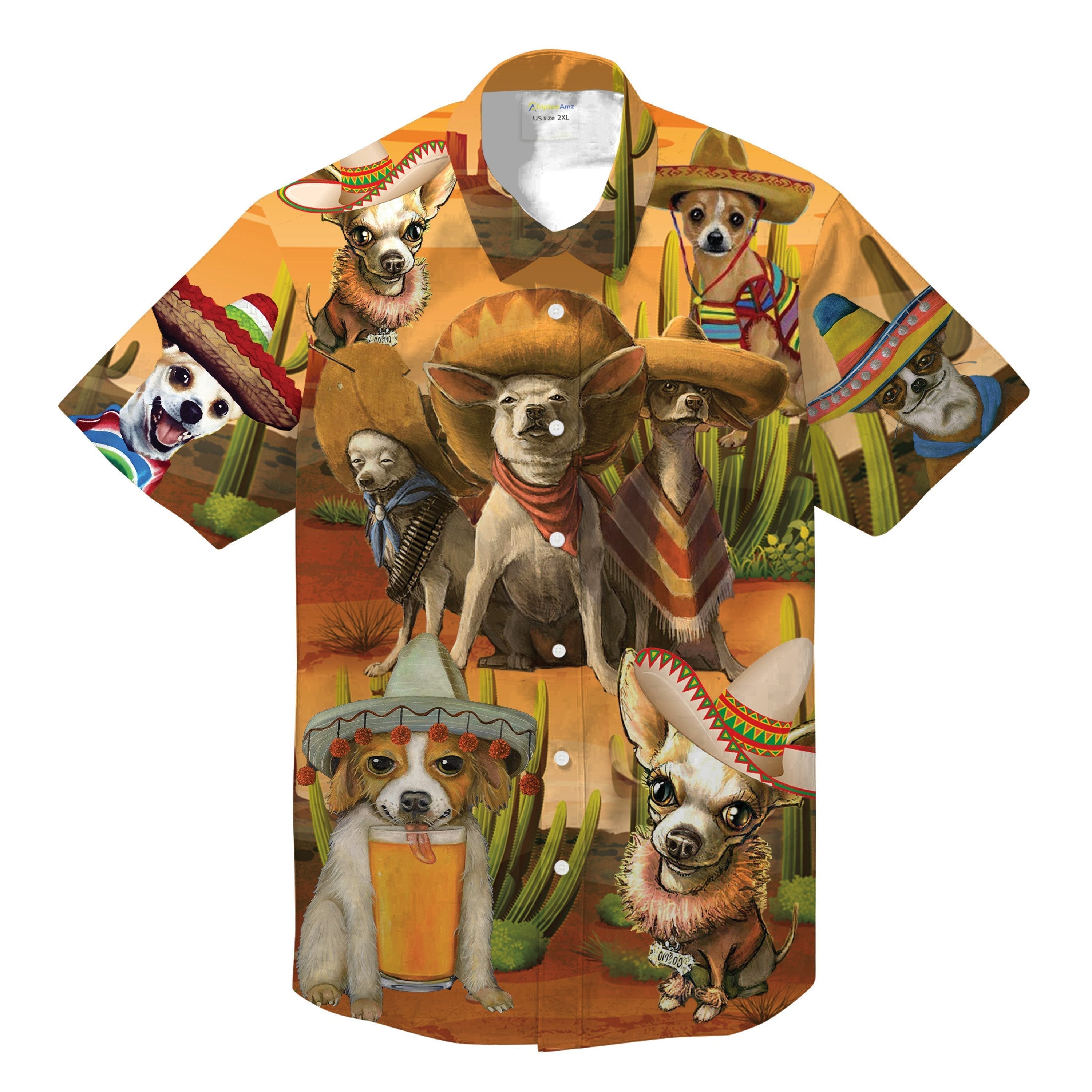 Chihuahua Dog Hawaii Shirt For Men Women Ha43627