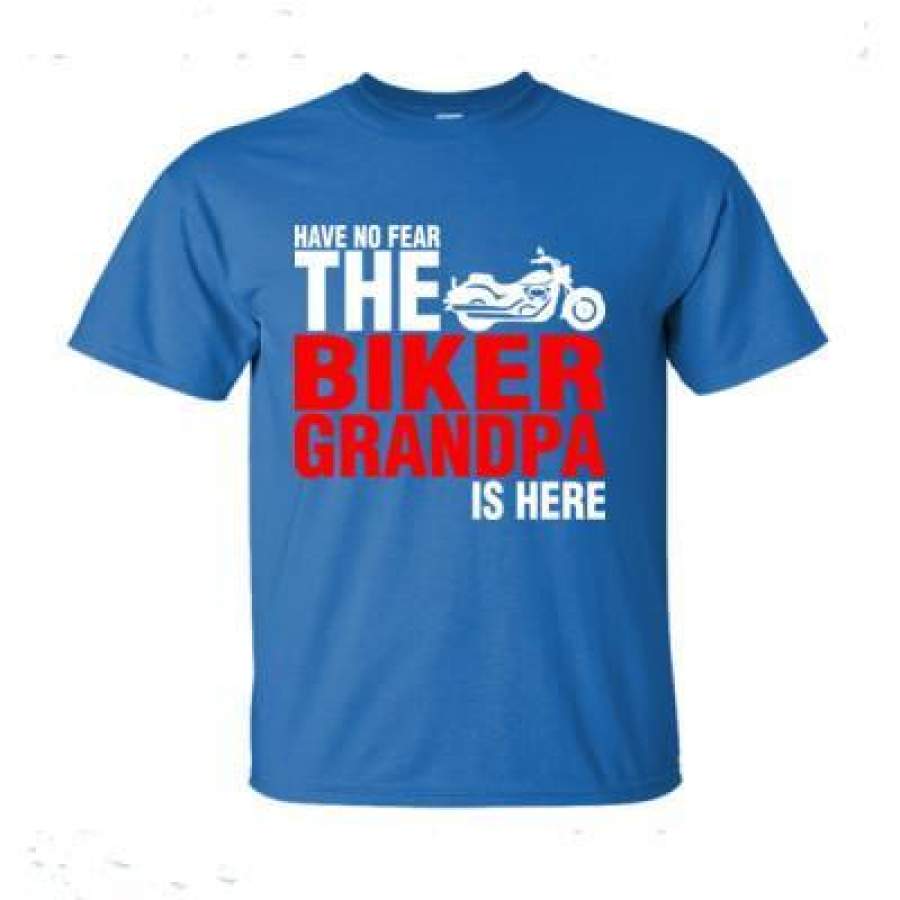 AGR Have No Fear The Biker Grandpa Is Here – Ultra-Cotton T-Shirt